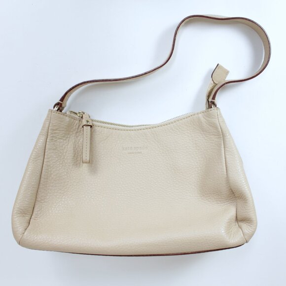 Kate Spade Hobo Handbag in Creamy Pebbled Leather - Picture 1 of 9